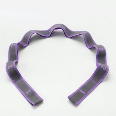 Jooga tõmbamisrihma rihm polüester lateks elastne ladina tantsu venitusbänd Loop jooga pilatese jõusaali treeningu vastupidavusribad