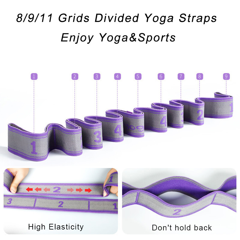 Remen za vuču za remen za jogu Elastične trake za otpor za jogu Latinski ples Pilates Traka za istezanje Petlja za teretanu Fitnes trake za vježbanje