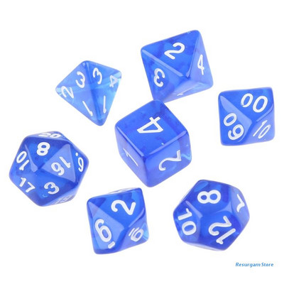 7 täringupoolne D4 D6 D8 D10 D12 D20 Magic-the-Gathering RPG Poly mängukomplekt Drop Shipping