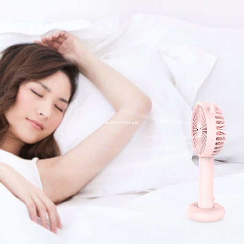 Paprastas mini stalinis ventiliatorius Rankinis aušinimo ventiliatorius Tylus ventiliatorius Lengva naudoti „Dropship“.