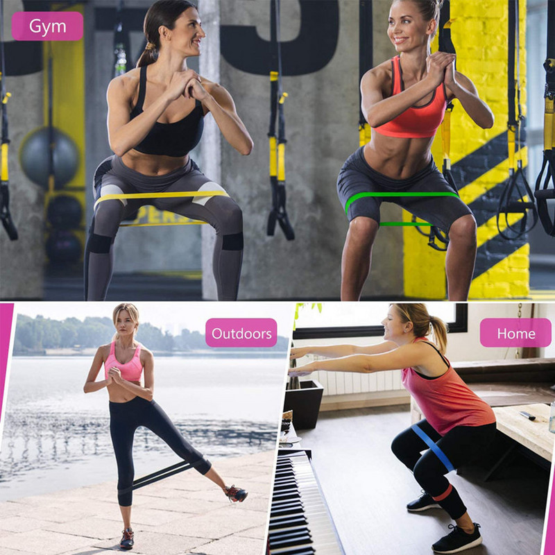 X-light ir X-heavy atsparumo jogai guminės juostos Fitneso elastinės juostos Treniruotės dantenų pilateso sporto treniruočių įranga
