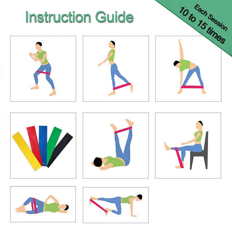 X-light ir X-heavy atsparumo jogai guminės juostos Fitneso elastinės juostos Treniruotės dantenų pilateso sporto treniruočių įranga