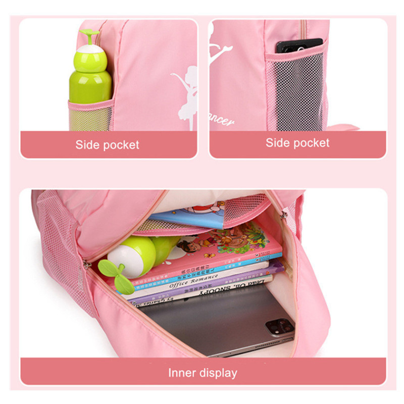 Αθλητική τσάντα Παπούτσια γυμναστικής Συσκευασία Σχολική Bolsas για κορίτσια Προπόνηση Άσκηση Χορού Αξεσουάρ γυμναστικής Αποσκευές Ταξίδι Σαββατοκύριακο Σακίδιο πλάτης