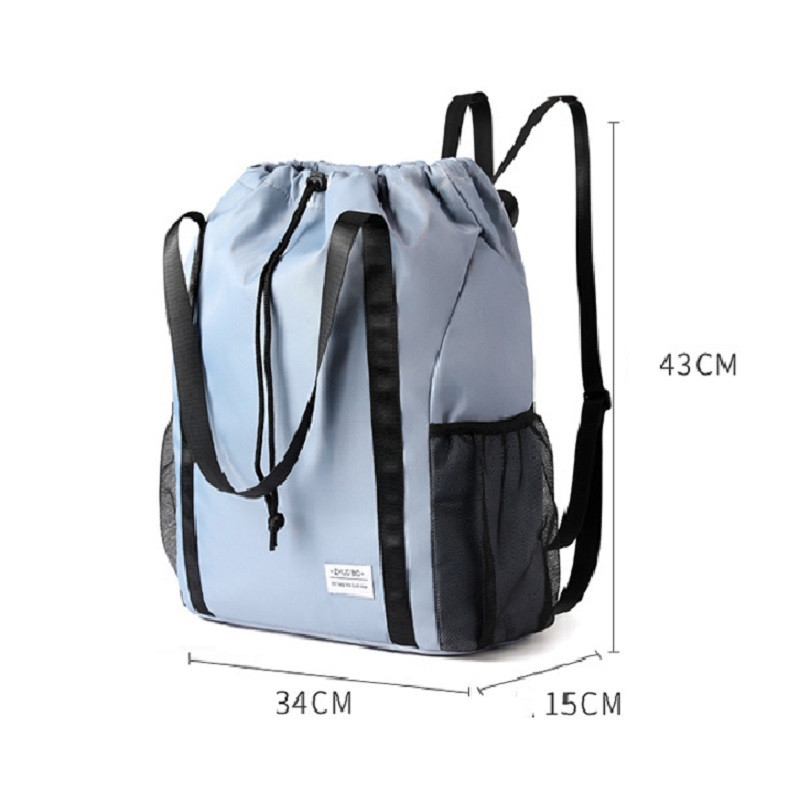 Αδιάβροχη αθλητική τσάντα γυμναστικής Γυναικεία τσάντα πλάτης με κορδόνια για κολύμπι Τσάντα γιόγκα για χορό κολύμβησης Τσάντα ταξιδιού Μεγάλης χωρητικότητας Wet Dry