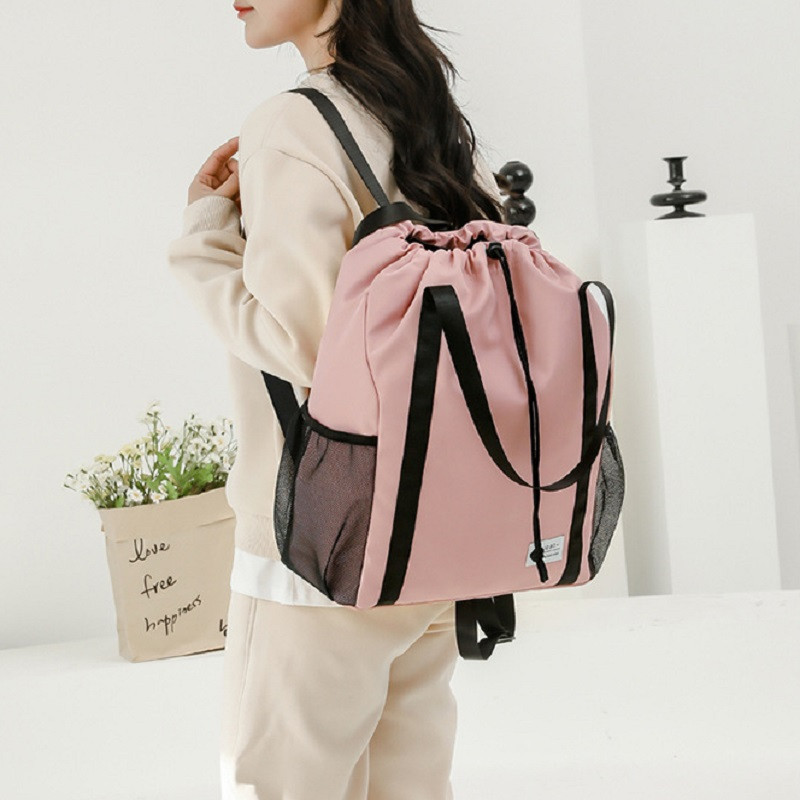 Αδιάβροχη αθλητική τσάντα γυμναστικής Γυναικεία τσάντα πλάτης με κορδόνια για κολύμπι Τσάντα γιόγκα για χορό κολύμβησης Τσάντα ταξιδιού Μεγάλης χωρητικότητας Wet Dry