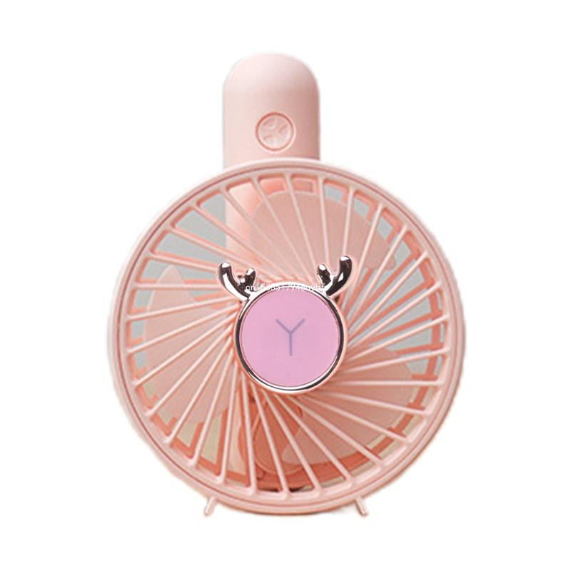 Mažas „Fan Cat“ rankinis aušinimo ventiliatorius, skirtas namų lauko kempingo kelionėms