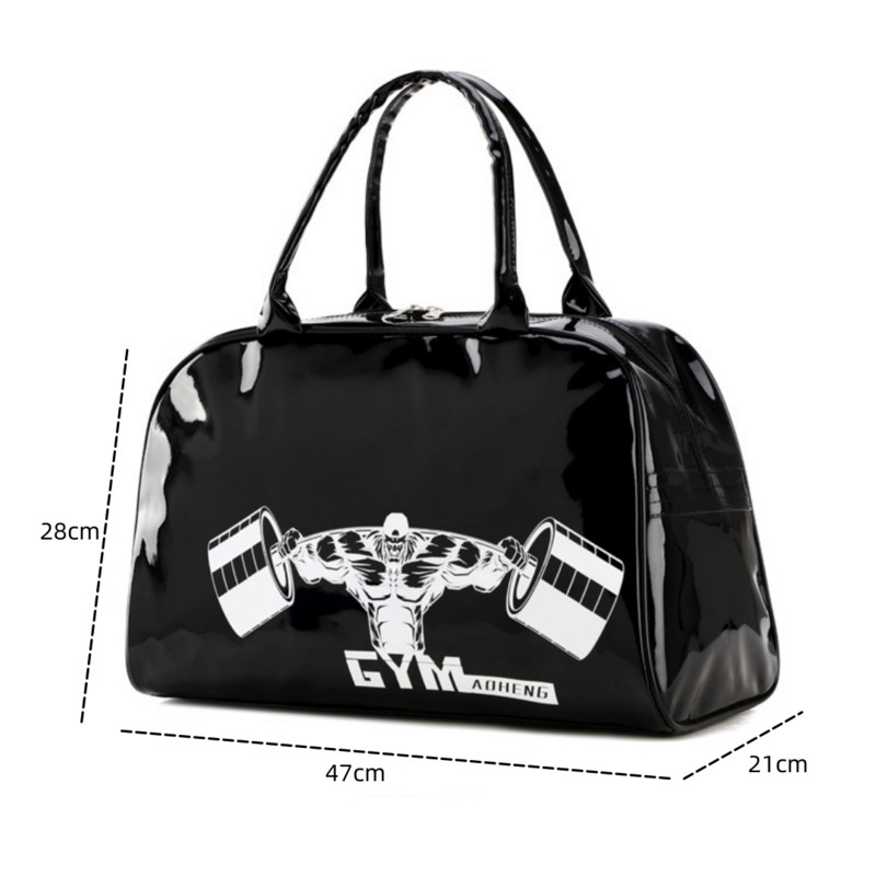 Sport Duffle jõusaalikott veekindel PU-nahast nädalavahetuse reisi öökott meestele Naistele mõeldud kott fitnessi ostmiseks vaba aja veetmiseks
