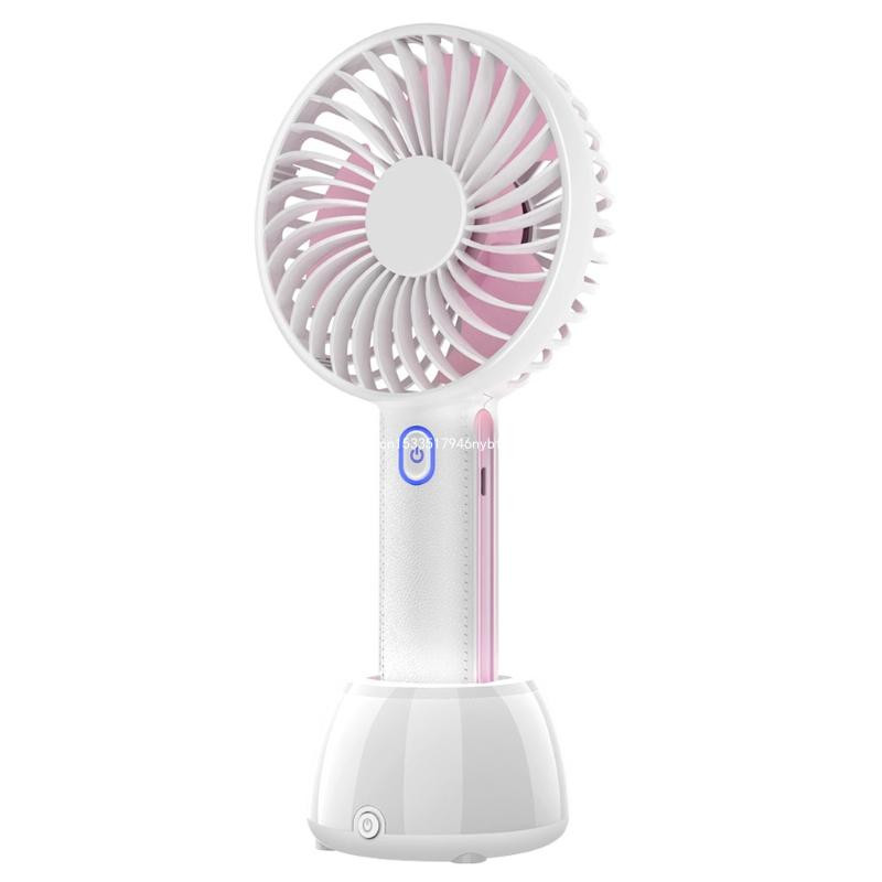 Χειρός ανεμιστήρας USB για με μίνι βάσης φωτισμού LED με μπαταρία USB Dropship