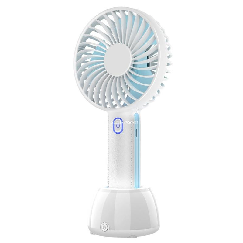 Χειρός ανεμιστήρας USB για με μίνι βάσης φωτισμού LED με μπαταρία USB Dropship