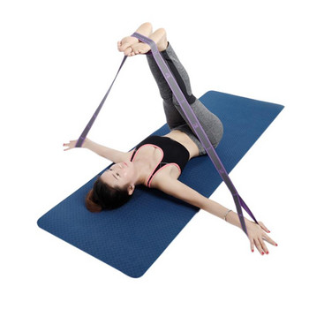 Ζώνη έλξης Yoga Polyester Latex Elastic Latin Dance Stretching Band Loop Yoga Pilates GYM Fitness Exercise Resistance Bands