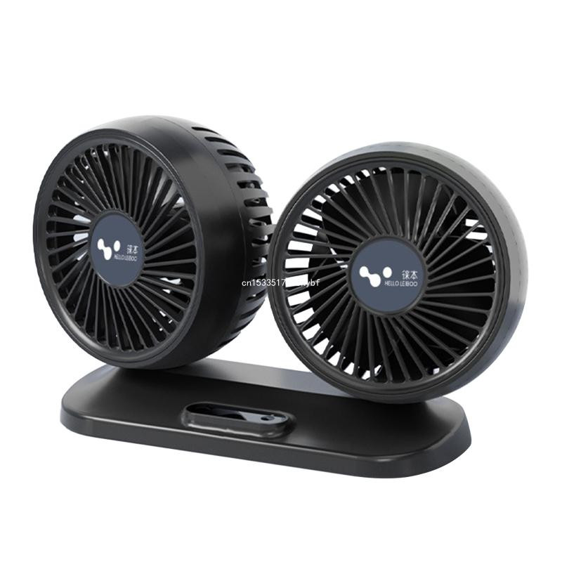 Autode kahe ventilaatoriga autode salongitarvikud Kraadid-ümmargused autod, auto õhujahuti ventilaator