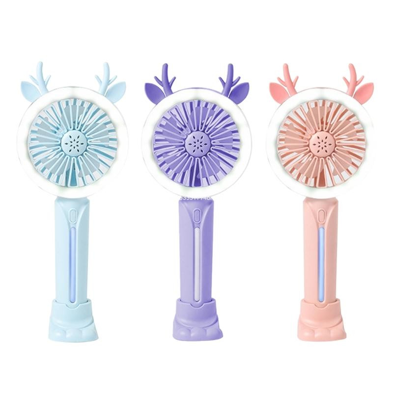 Βολικοί μικροί ανεμιστήρες χειρός Φορητό φοιτητικό γραφείο Μικροί ανεμιστήρες ψύξης Dropship