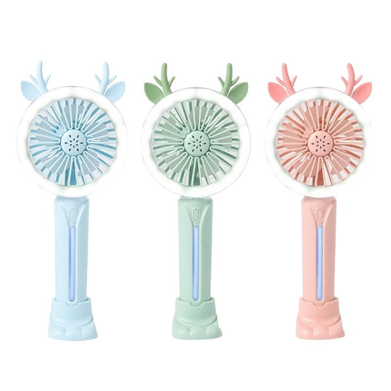 Βολικοί μικροί ανεμιστήρες χειρός Φορητό φοιτητικό γραφείο Μικροί ανεμιστήρες ψύξης Dropship
