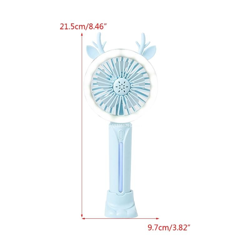 Βολικοί μικροί ανεμιστήρες χειρός Φορητό φοιτητικό γραφείο Μικροί ανεμιστήρες ψύξης Dropship