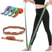 Šokių jogos pagalbinis tempimo diržas suaugusiems Lotynų kalbos treniruotės Latekso elastinės juostos pradedantiesiems Pilateso salė Jogos pasipriešinimo juosta