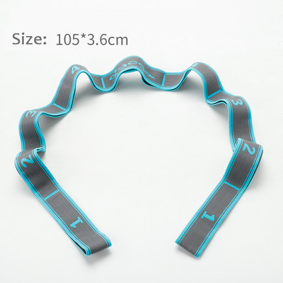 Šokių jogos pagalbinis tempimo diržas suaugusiems Lotynų kalbos treniruotės Latekso elastinės juostos pradedantiesiems Pilateso salė Jogos pasipriešinimo juosta