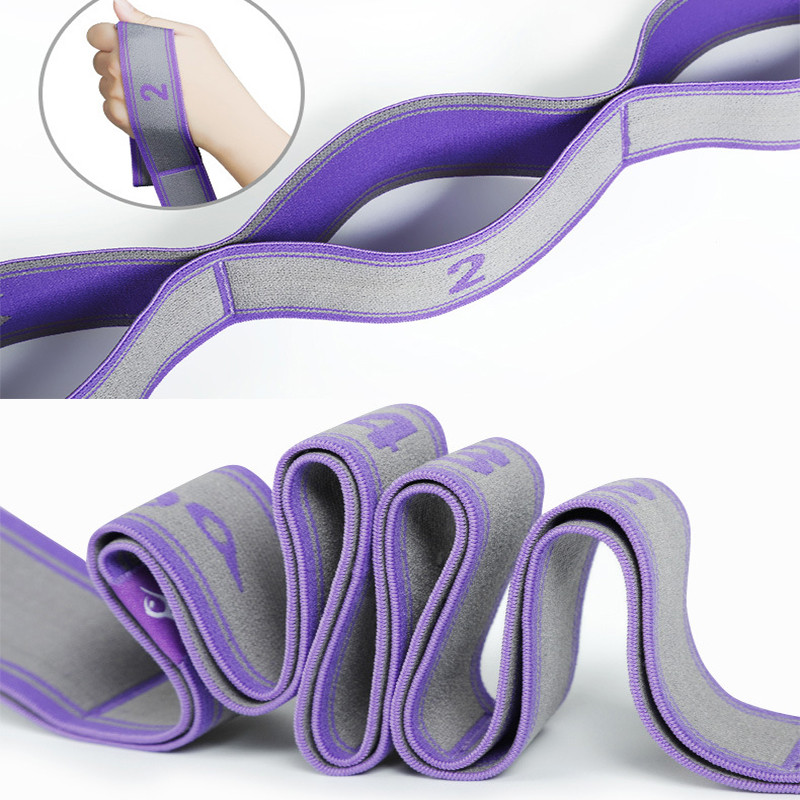 Šokių jogos pagalbinis tempimo diržas suaugusiems Lotynų kalbos treniruotės Latekso elastinės juostos pradedantiesiems Pilateso salė Jogos pasipriešinimo juosta