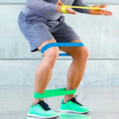 10-50 lbs Bandă de rezistență pentru yoga Bandă de cauciuc Banda elastică de fitness Antrenament Gym Pilates Exercițiu Echipament de antrenament în interior