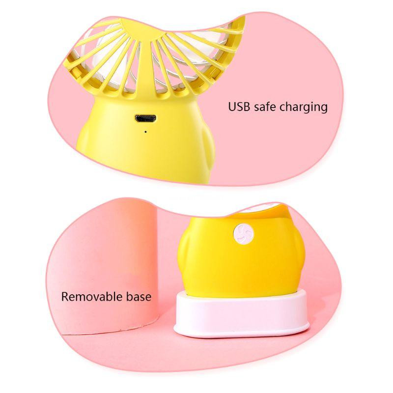 Mini ventilator cu pinguin de desene animate portabil USB Power Handheld Dropship de vară în aer liber