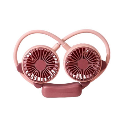 Κρεμαστός ανεμιστήρας λαιμού Φορητός ανεμιστήρας ψυγείου USB Επαναφορτιζόμενος ανεμιστήρας λαιμού Surround Dropship