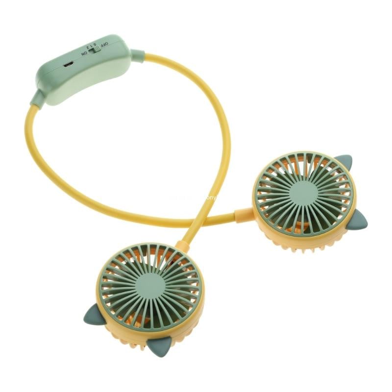 Κρεμαστός ανεμιστήρας λαιμού Φορητός ανεμιστήρας ψυγείου USB Επαναφορτιζόμενος ανεμιστήρας λαιμού Surround Dropship