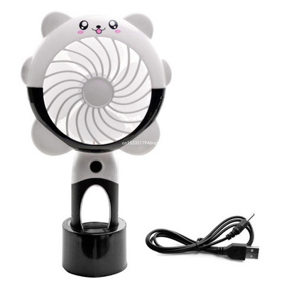 Mini nešiojamas rankinis stalinis ventiliatorius aušintuvas Aušinimo USB įkraunamas LED šviesos ventiliatorius Dropship