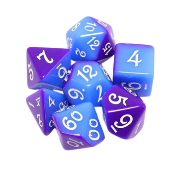 Σετ ζαριών 7 τμχ Polyhedral Dices, Είδη πάρτι Μαθηματικά Βοηθήματα μέτρησης