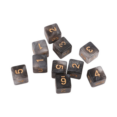 10 vnt / rinkinys Perlamutriniai 15 mm akriliniai kauliukai žaidimo reikmenys mokomasis žaislas vaikams