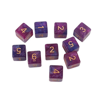 10 vnt / rinkinys Perlamutriniai 15 mm akriliniai kauliukai žaidimo reikmenys mokomasis žaislas vaikams