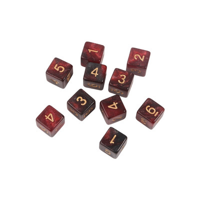 10 vnt / rinkinys Perlamutriniai 15 mm akriliniai kauliukai žaidimo reikmenys mokomasis žaislas vaikams