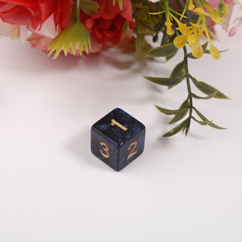 10 vnt / rinkinys Perlamutriniai 15 mm akriliniai kauliukai žaidimo reikmenys mokomasis žaislas vaikams