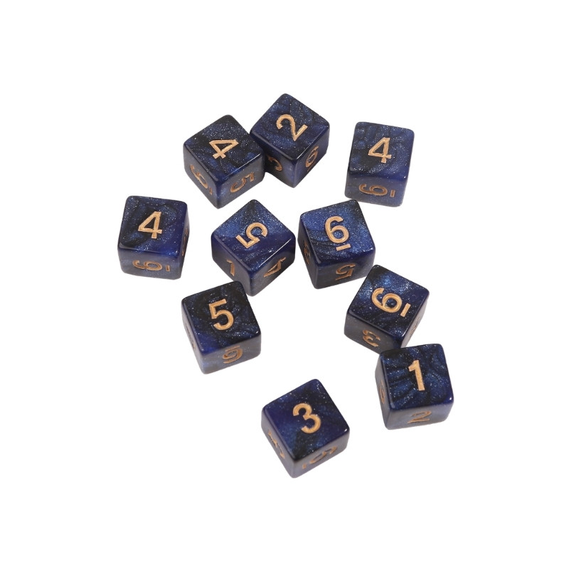 10 vnt / rinkinys Perlamutriniai 15 mm akriliniai kauliukai žaidimo reikmenys mokomasis žaislas vaikams