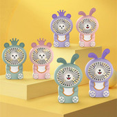 Mini USB ventiliatorius Naktinis šviesiai rožinis asmeniniai daiktai maži ir patogūs blizgantys žalios spalvos studentų reikmenys maži elektriniai ventiliatoriai, violetiniai