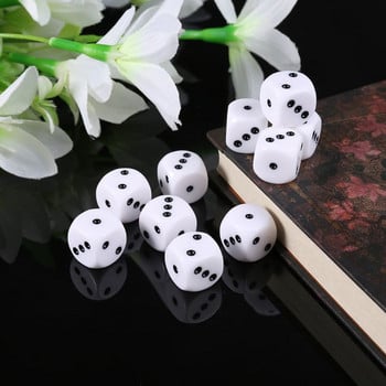 652D 10Pcs 16mm Six Sided Dices Beads For Dungeons & Dragon D&D RPG Poly Desktop f