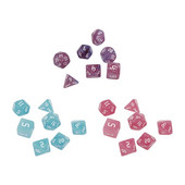 7 vnt akriliniai kauliukai Skirtingas veido stalinių žaidimų rekvizitų mokomieji kauliukai