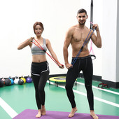 1 tk jooga vastupanuvõimega harjutusribad Ringjooga vöökoha jõusaal Fitness Treening Pingutusköis varustus Tõmbeköis 8 sõna rinnalaiendi