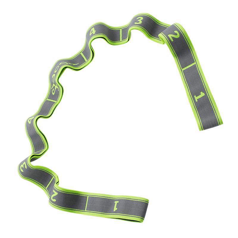 Stretching Exercise Strap Strap Yoga with Ring Exercise Band Gravity Fitness Strap για γυμναστές Pilates Workouts ( Μωβ )