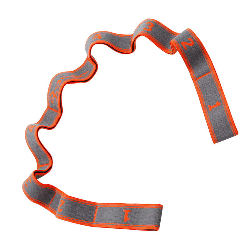 Stretching Exercise Strap Strap Yoga with Ring Exercise Band Gravity Fitness Strap για γυμναστές Pilates Workouts ( Μωβ )