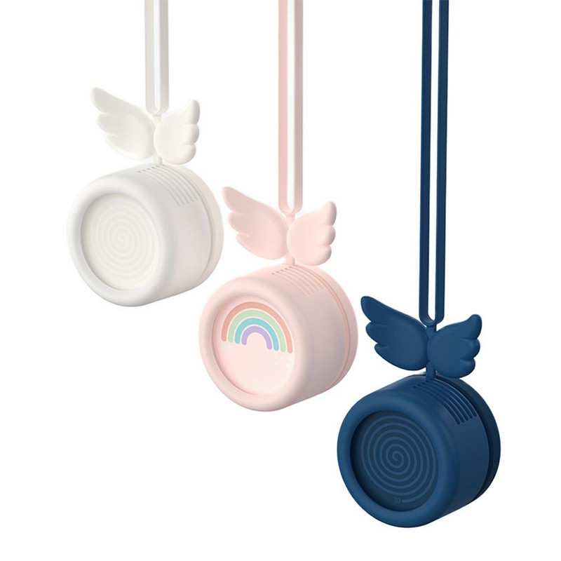 Studentams pakabinamas kaklo ventiliatorius, nešiojamasis įkraunamas mini ventiliatorius vasaros kelionėms USB įkraunamas kaklo ventiliatorius, vėsinantis vaikams dovanos