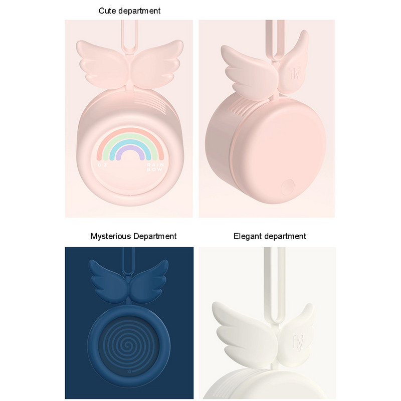Studentams pakabinamas kaklo ventiliatorius, nešiojamasis įkraunamas mini ventiliatorius vasaros kelionėms USB įkraunamas kaklo ventiliatorius, vėsinantis vaikams dovanos