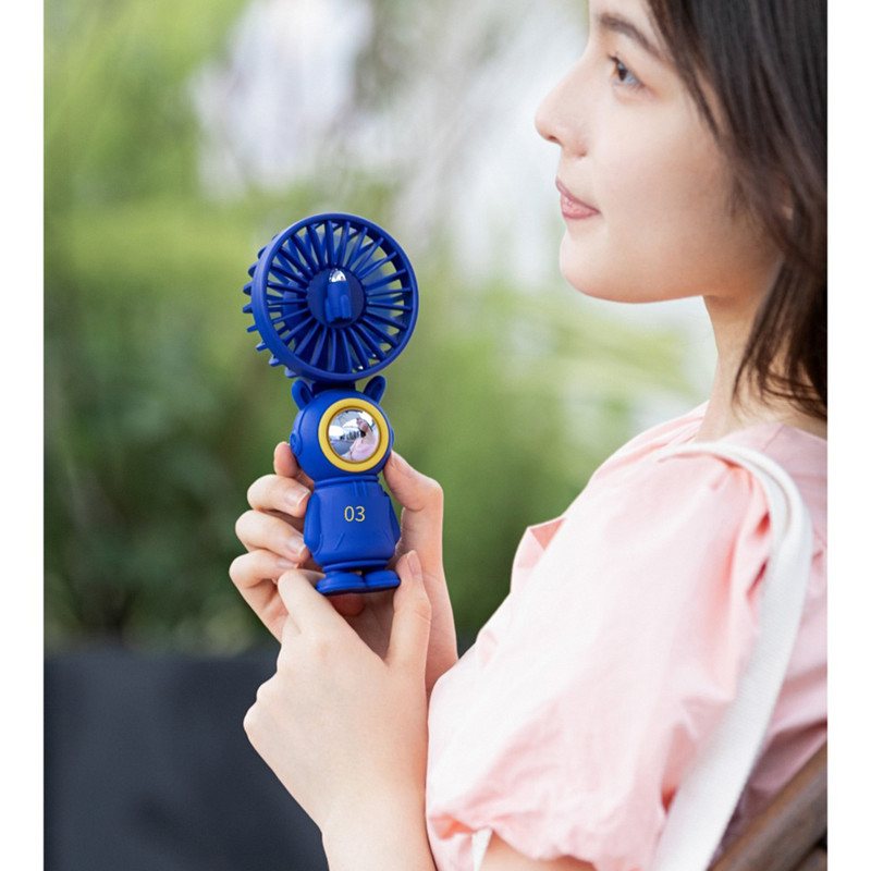 Väike kaasaskantav ventilaator multikas käeshoitav suvine mini kaasaskantav laetav ventilaator üliõpilastele õues