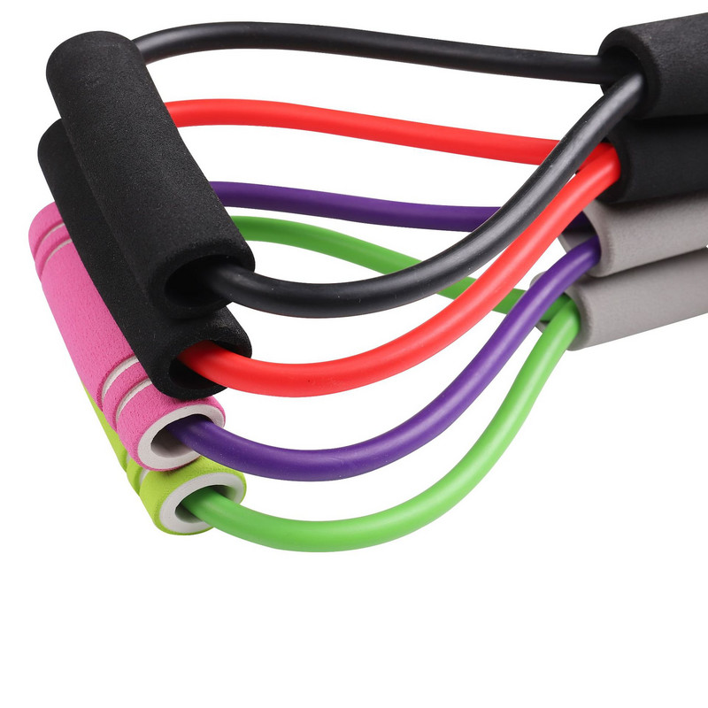 8 Word Fitness Jogos dantenų atsparumas Guminės juostos Fitneso elastinė juosta Sporto įranga Plėtimas Treniruotės treniruoklis treniruoklių salė