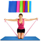 Jóga Sport Ellenállás szalagok Pilates Edzés Fitnesz Gyakorlat Otthoni Tornaterem Rugalmas szalag Természetes Gumi Latex Jóga Kiegészítők