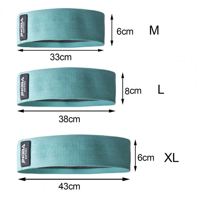 Bandă de rezistență Gros, elastic, poliester, bumbac, benzi antiderapante pentru antrenament yoga pentru genuflexiuni