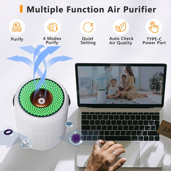 AP07 Φίλτρο HEPA για φορητό επιτραπέζιο καθαριστή αέρα για μεγάλο δωμάτιο Αφαίρεση οικιακής χρήσης χαμηλού θορύβου Γύρη φορμαλδεΰδης PM2.5 Καθαριστικό αέρα