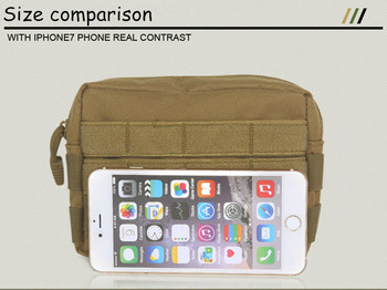 Military Tactical Waist Bag Molle Αξεσουάρ EDC Utility Tools Θήκη Τσάντες τσέπης εξωτερικού χώρου Waist Fanny Camping Army Bags Τηλέφωνο