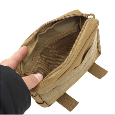 Katonai taktikai deréktáska Molle Tartozék EDC Utility Tools Tasak kültéri zsebtáskák Derék Fanny Camping Army Táskák Telefon