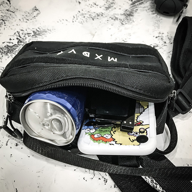 Taktička uniseks torba za prsa Ulična odjeća Muški funkcionalni alati Hip hop prsluk Dva džepa Muška torbica Kanye West