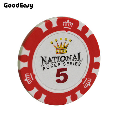 Casino Crown pokkeri žetoonid Meelelahutus Black Jacki vooru pokkeri žetoon, savi metallist maksud Hold`em pokkeri žetoonide komplektid 5 tk/partii allahindlus