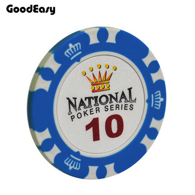 Casino Crown pokkeri žetoonid Meelelahutus Black Jacki vooru pokkeri žetoon, savi metallist maksud Hold`em pokkeri žetoonide komplektid 5 tk/partii allahindlus